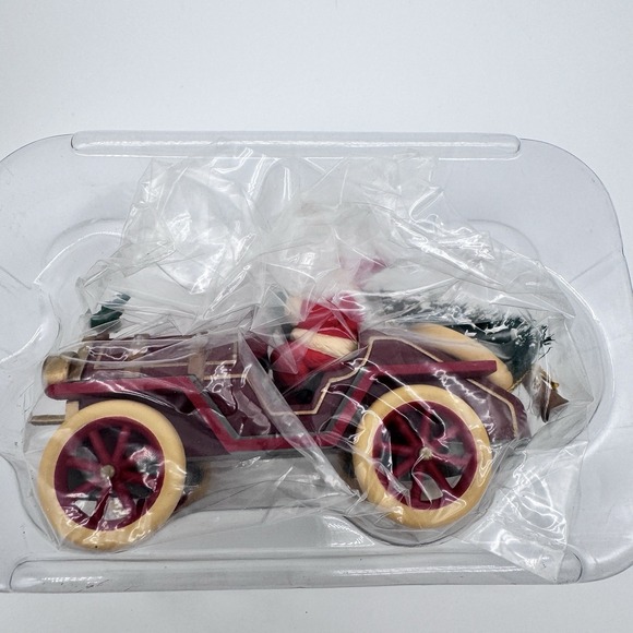 Hallmark 1995 Santa's Roadster Here Comes Santa Car Christmas Ornament - Picture 3 of 9